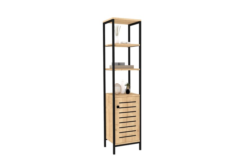 Badrumsförvaring Zakkum 38x162,2 cm - Blå - Förvaring - Badrumsförvaring