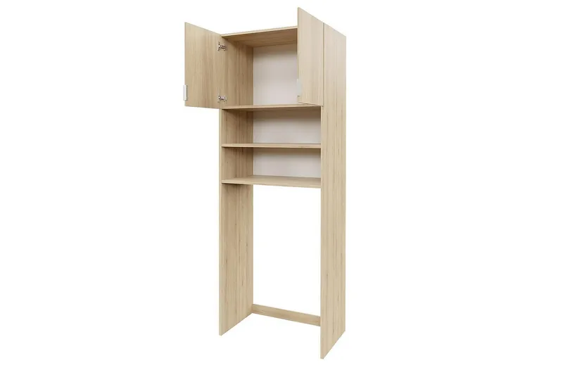 Badrumsskåp 30x65 cm - Grå/Vit - Förvaring - Badrumsförvaring