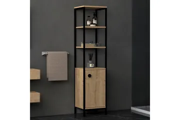 Dasaki Badrumsförvaring 162x38 cm 4 Hyllor - Blå/Antracit - Förvaring - Badrumsförvaring - Badrumshylla