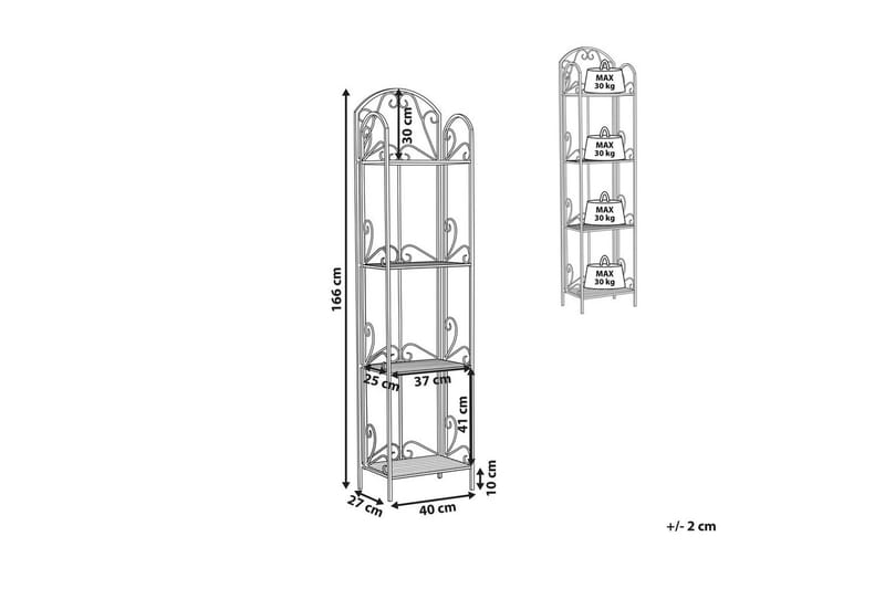 Badrumshylla Valdivia Grå - Grå - Förvaring - Badrumsförvaring - Badrumshylla