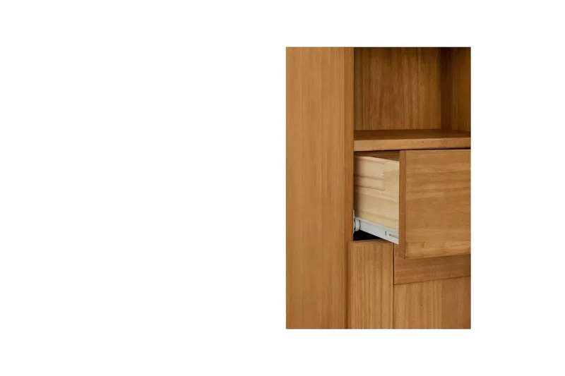 Badrumsskåp Alby 33x30x180 cm, Betsad/Vax - 33x30x180 cm, Betsad/Vax - Förvaring - Badrumsförvaring - Väggskåp & högskåp