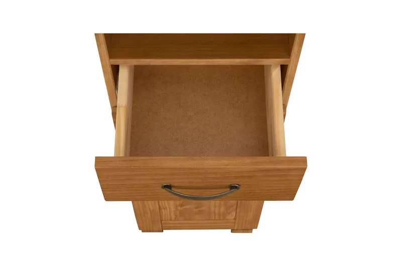 Badrumsskåp Alby 33x30x180 cm, Betsad/Vax - 33x30x180 cm, Betsad/Vax - Förvaring - Badrumsförvaring - Väggskåp & högskåp