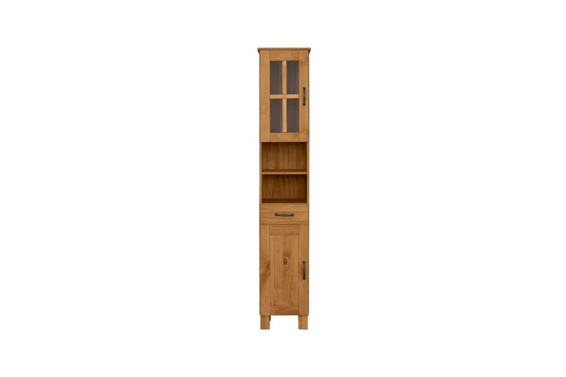 Badrumsskåp Alby 33x30x180 cm, Betsad/Vax - 33x30x180 cm, Betsad/Vax - Förvaring - Badrumsförvaring - Väggskåp & högskåp