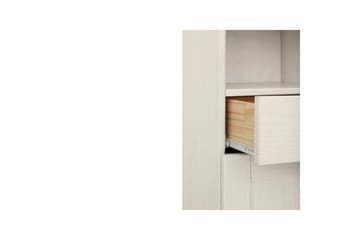 Badrumsskåp Alby 33x30x180 cm, Vit/Honung - 33x30x180 cm, Vit/Honung - Förvaring - Badrumsförvaring - Väggskåp & högskåp