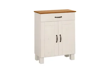 Badrumsskåp Alby 60x30x80 cm, Vit/Honung - 60x30x80 cm, Vit/Honung - Förvaring - Badrumsförvaring - Väggskåp & högskåp