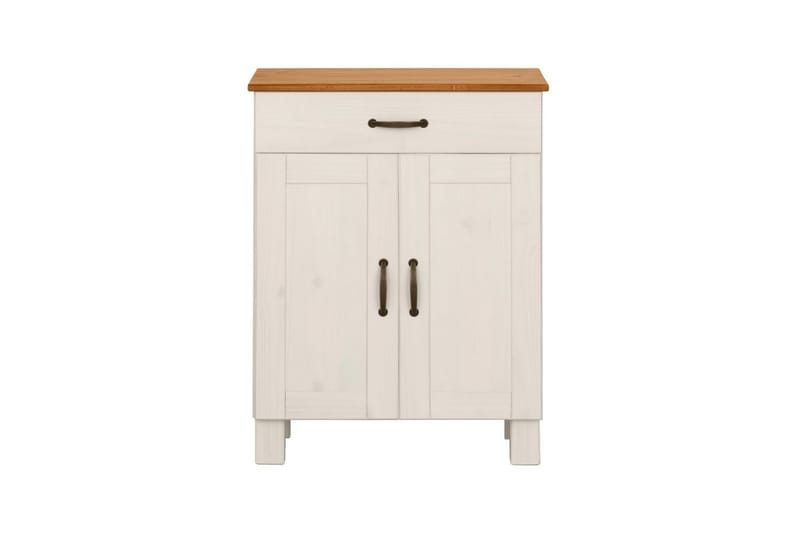 Badrumsskåp Alby 60x30x80 cm, Vit/Honung - 60x30x80 cm, Vit/Honung - Förvaring - Badrumsförvaring - Väggskåp & högskåp