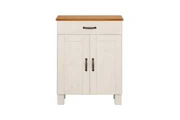 Badrumsskåp Alby 60x30x80 cm, Vit/Honung - 60x30x80 cm, Vit/Honung - Förvaring - Badrumsförvaring - Väggskåp & högskåp