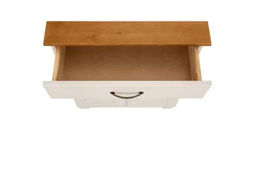 Badrumsskåp Alby 60x30x80 cm, Vit/Honung - 60x30x80 cm, Vit/Honung - Förvaring - Badrumsförvaring - Väggskåp & högskåp