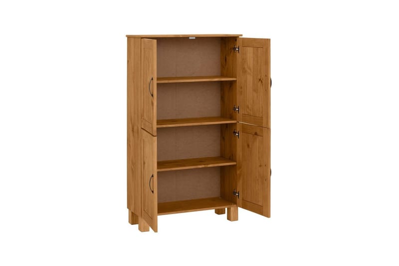 Badrumsskåp Alby 75x30x130 cm, Betsad/Vax - 75x30x130 cm, Betsad/Vax - Förvaring - Badrumsförvaring - Väggskåp & högskåp