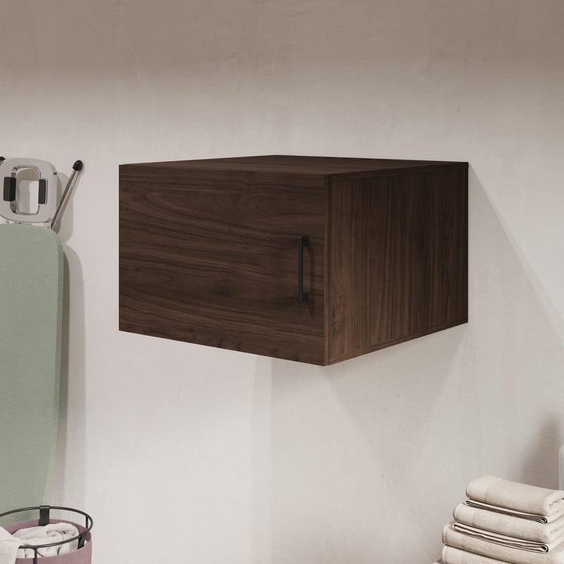 Badrumsskåp Aza Vägg 1 Dörr - Valnöt Villa - Förvaring - Badrumsförvaring - Väggskåp & högskåp
