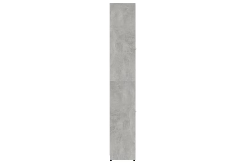 Badrumsskåp betonggrå 30x30x183,5 cm spånskiva - Grå - Väggskåp & högskåp - Badrumsskåp