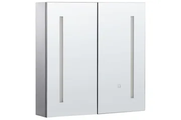 Badrumsskåp med spegel Chabunco Svart, Silver - Svart, Silver - Förvaring - Badrumsförvaring - Spegelskåp