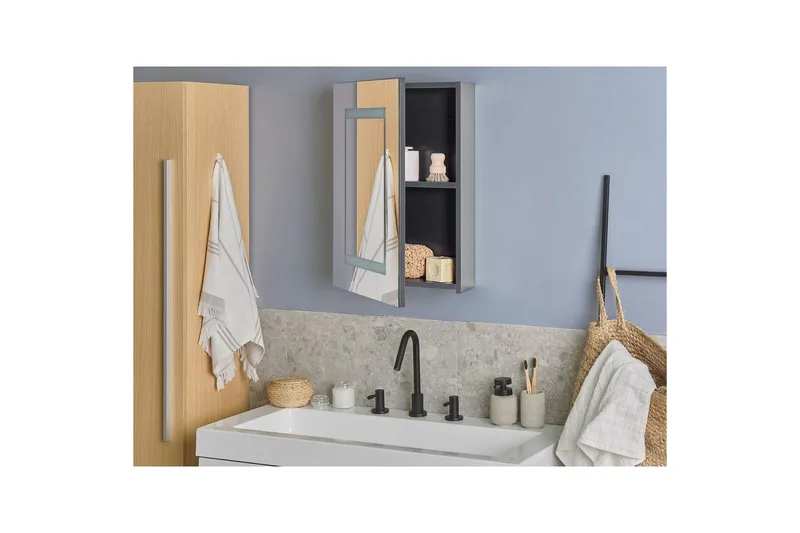 Badrumsskåp med spegel Malaspina - Förvaring - Badrumsförvaring - Spegelskåp