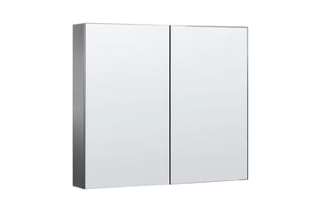 Svart, Silver, 80x14x70 cm