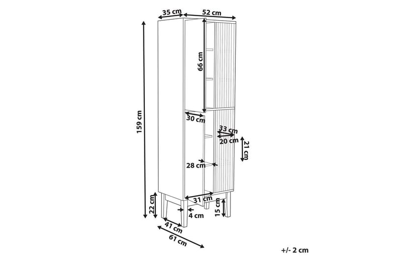 Badrumsskåp Nubes - Förvaring - Badrumsförvaring - Väggskåp & högskåp