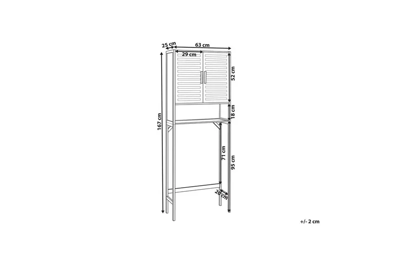 Badrumsskåp Okarche - Förvaring - Badrumsförvaring - Badrumshylla