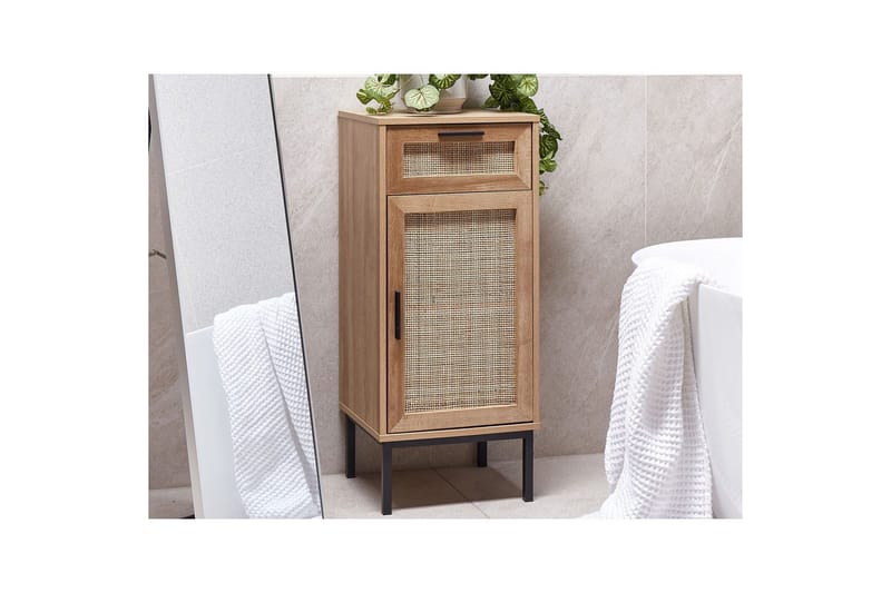 Badrumsskåp Rosell 40x36x92 cm - 40x36x92 cm - Förvaring - Badrumsförvaring - Väggskåp & högskåp