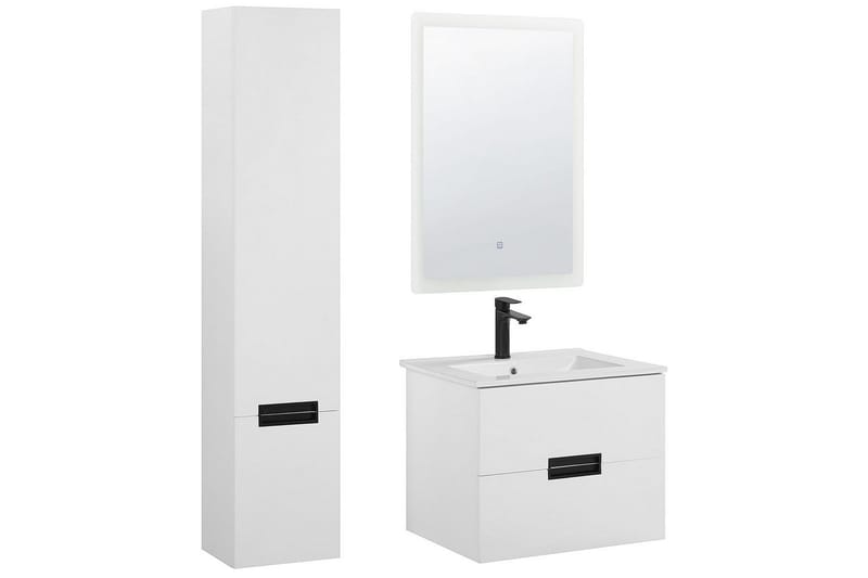 Badrumsskåp Tudela Vit, Vit