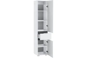 Badrumsskåp Wisla 38x35x180 cm, Vit - 38x35x180 cm, Vit - Förvaring - Badrumsförvaring - Väggskåp & högskåp