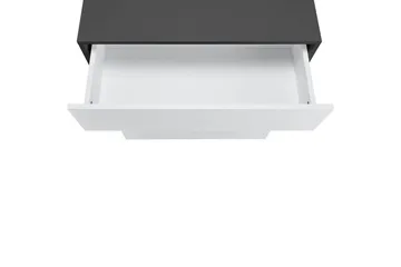 Badrumsskåp Wisla 76x35x98 cm, Antracit/Vit - 76x35x98 cm, Antracit/Vit - Förvaring - Badrumsförvaring - Väggskåp & högskåp