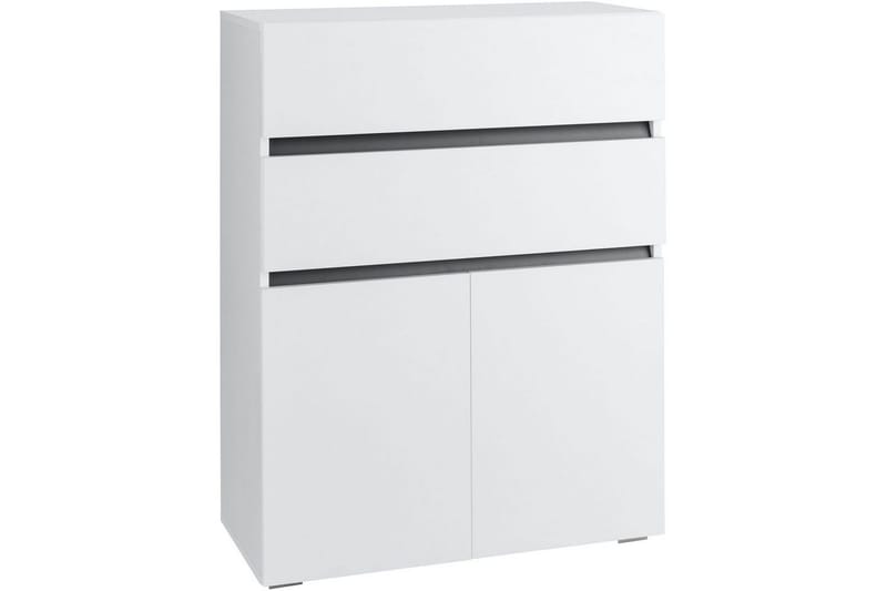 Badrumsskåp Wisla 76x35x98 cm, Vit, 76x35x98 cm, Vit