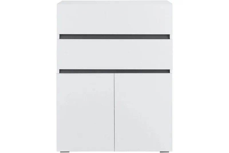 Badrumsskåp Wisla 76x35x98 cm, Vit - 76x35x98 cm, Vit - Förvaring - Badrumsförvaring - Väggskåp & högskåp