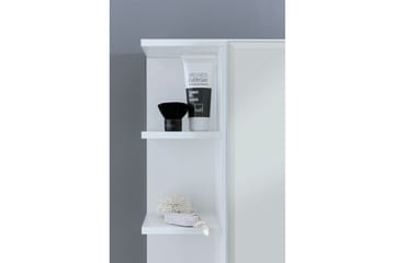 Badrumsskåp Wohnling Modern med spegeldörr tillverkad av vit spånskiva - Förvaring - Badrumsförvaring - Spegelskåp