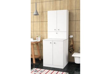Badrumsskåp Palmira 70x90 cm Vit - Hanah Home - Förvaring - Badrumsförvaring - Badrumsskåp
