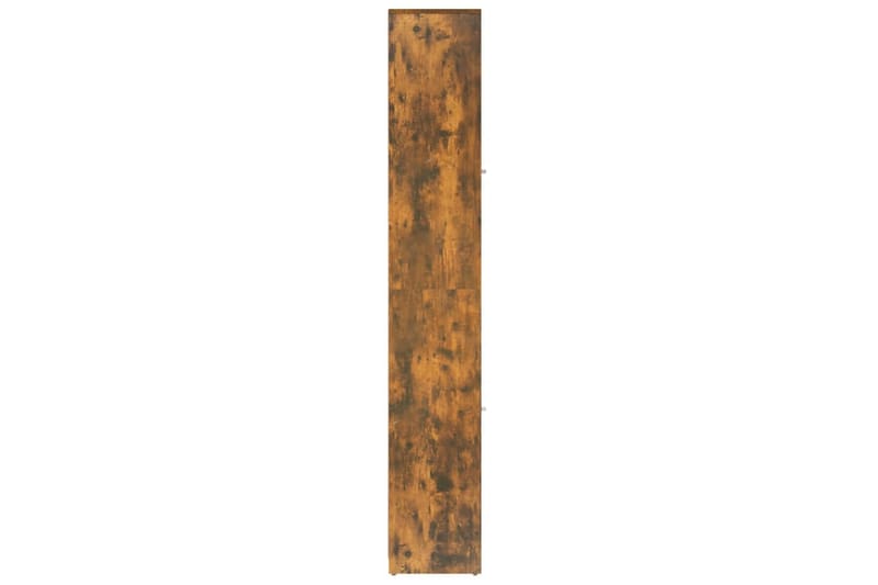 beBasic Badrumsskåp rökfärgad ek 30x30x183,5 cm konstruerat trä - Brown - Väggskåp & högskåp - Badrumsskåp