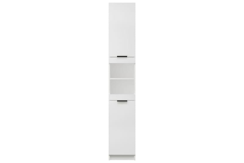 beBasic Badrumsskåp vit 32x34x188,5 cm konstruerat trä - White - Väggskåp & högskåp - Badrumsskåp