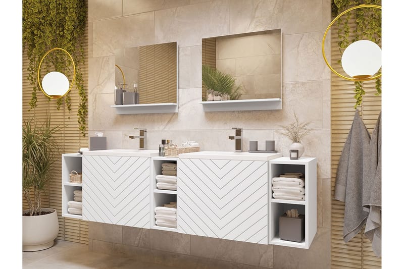 Bubup Möbelset för Badrum - Förvaring - Badrumsförvaring - Kompletta möbelpaket badrum