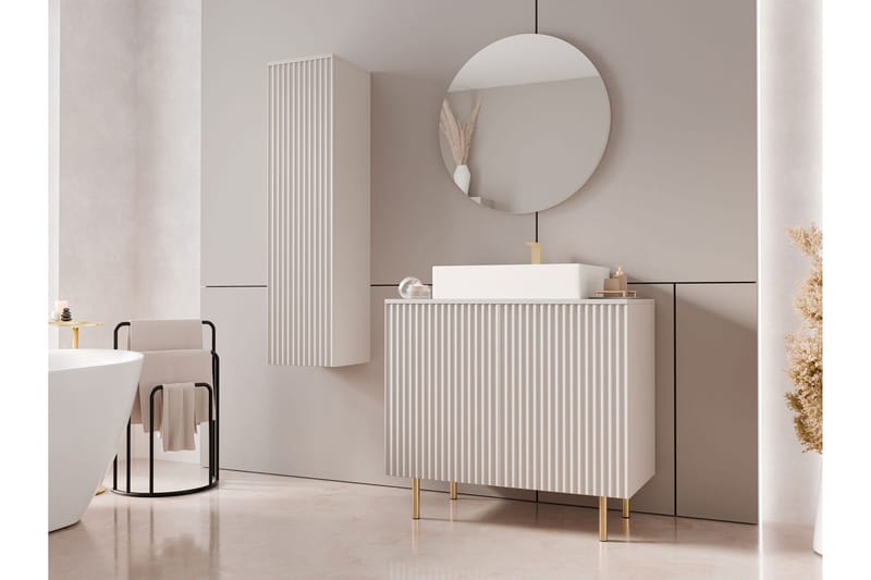 Casa Komplett möbelpaket - Beige - Förvaring - Badrumsförvaring - Kompletta möbelpaket badrum