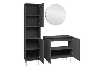 Casa Komplett möbelpaket - Beige - Förvaring - Badrumsförvaring - Kompletta möbelpaket badrum