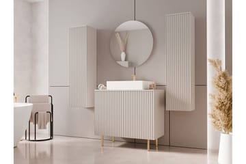 Casa Komplett möbelpaket - Beige - Förvaring - Badrumsförvaring - Kompletta möbelpaket badrum