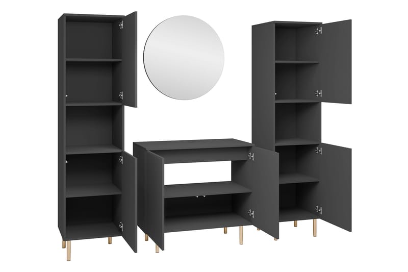 Casa Komplett möbelpaket - Beige - Förvaring - Badrumsförvaring - Kompletta möbelpaket badrum