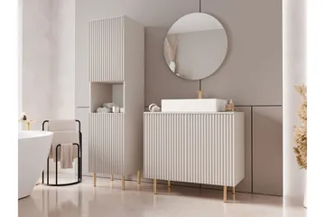 Casa Komplett möbelpaket - Beige - Förvaring - Badrumsförvaring - Kompletta möbelpaket badrum