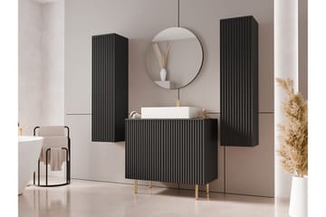 Casa Komplett möbelpaket - Svart - Förvaring - Badrumsförvaring - Kompletta möbelpaket badrum