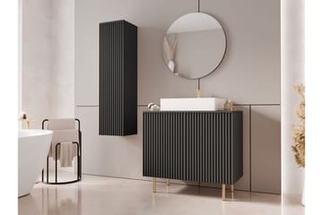 Casa Komplett möbelpaket - Svart - Förvaring - Badrumsförvaring - Kompletta möbelpaket badrum