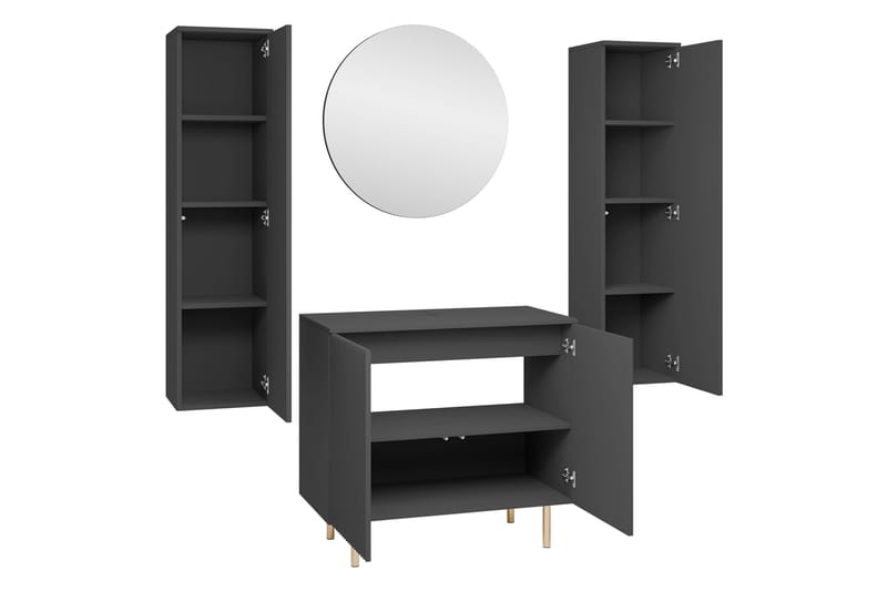 Casa Komplett möbelpaket - Vit - Förvaring - Badrumsförvaring - Kompletta möbelpaket badrum