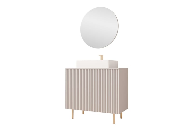 Casa Tvättställsskåp - Beige - Förvaring - Badrumsförvaring - Tvättställsskåp & kommod