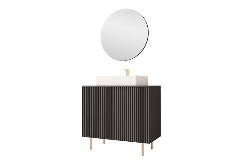 Casa Tvättställsskåp, Svart