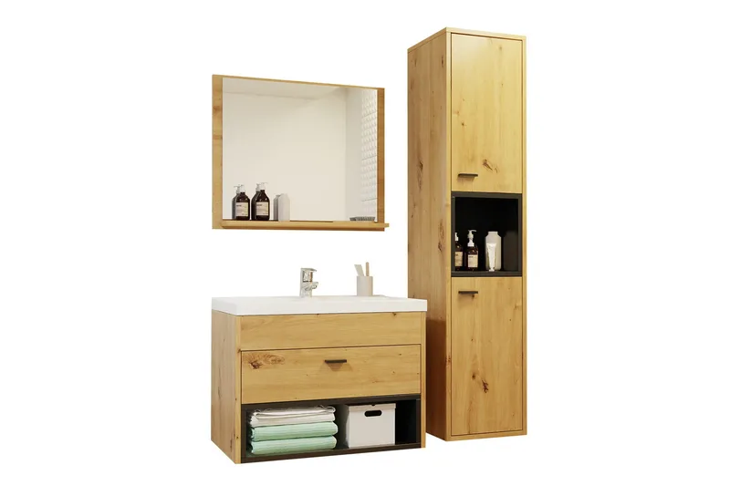 Ekomi Möbelset för Badrum 133 cm