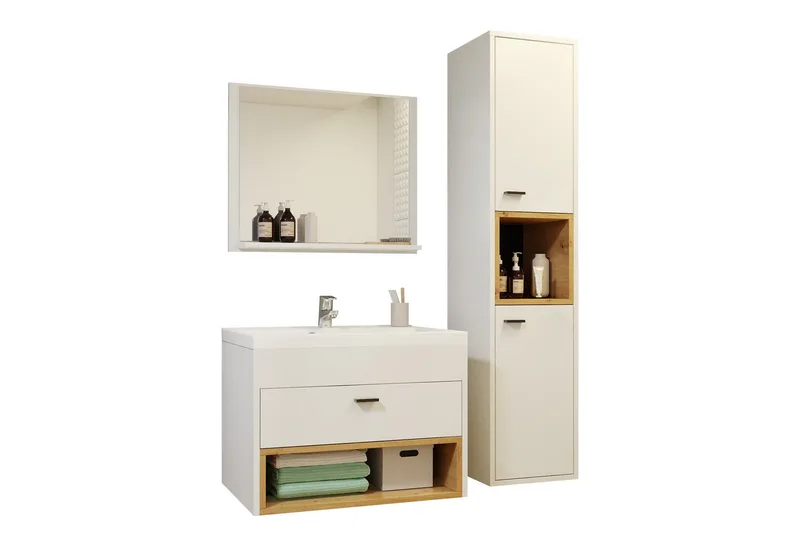 Ekomi Möbelset för Badrum 133 cm