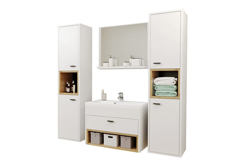 Ekomi Möbelset för Badrum 133 cm