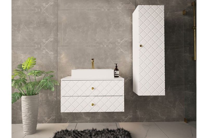 Glenndale Badrumsförvaring Concept 55 White - Förvaring - Badrumsförvaring