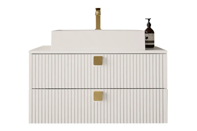 Glenndale Badrumsförvaring, Vit