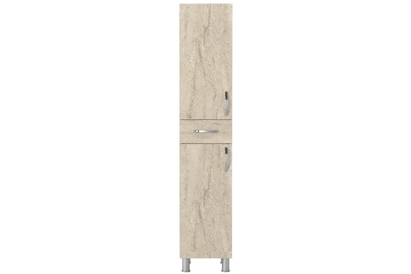 Högskåp Badrum Colniza - Beige - Förvaring - Badrumsförvaring - Väggskåp & högskåp