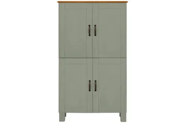 Högskåp till badrum Loft24 Alby Högskåp till Badrum 130x75x30 cm Grön - Förvaring - Badrumsförvaring - Väggskåp & högskåp