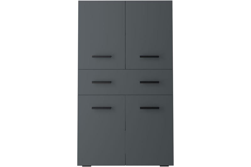 Högskåp till badrum Loft24 Malika Högskåp till Badrum 130x76x35 cm Grå - Förvaring - Badrumsförvaring - Väggskåp & högskåp