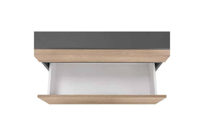 Högskåp till badrum Loft24 Tvättställsskåp Wisla Graphite Grey, Dark Colored Wood - Förvaring - Badrumsförvaring - Väggskåp & högskåp